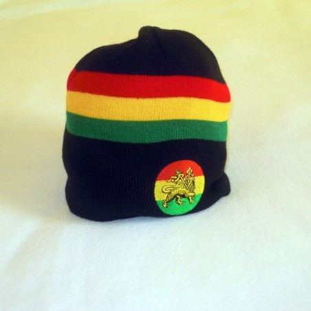 Bonnet noir Lion of Jah