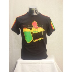 te shirt gwada noir et blanc lion of judah et stone 971