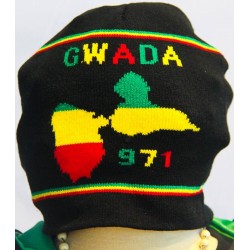 Bonnet vert jaune rouge 971 Gwada
