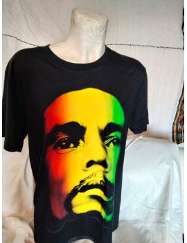 TEE SHIRT NOIR BOB MARLEY...