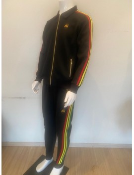 ENSEMBLE JOGGING NOIR VERT...